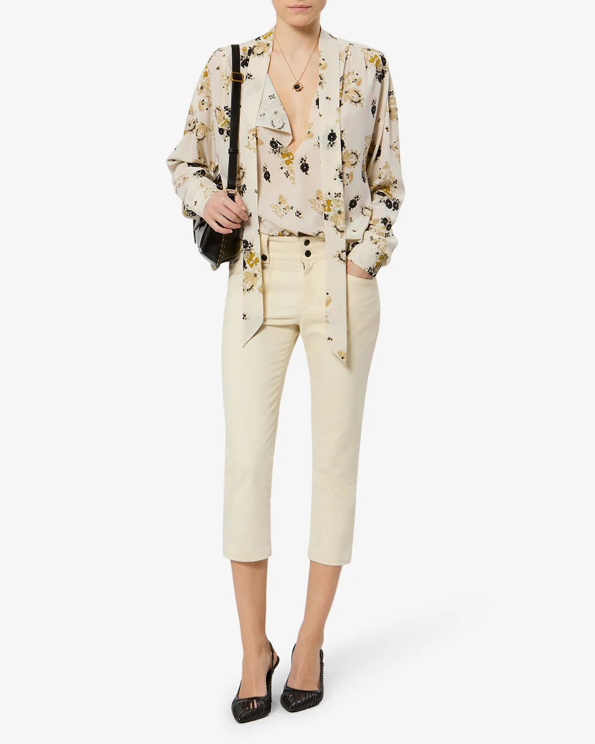 Top Fedry en soie sold by Isabel Marant product image thumbnail 4
