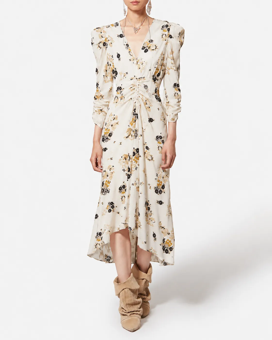 Robe Albini en soie sold by Isabel Marant product image thumbnail 4