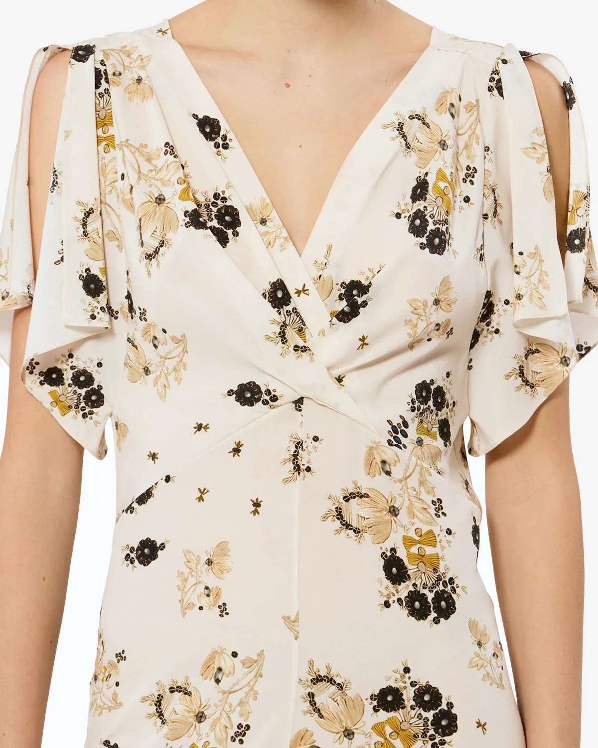 Robe Falja en soie sold by Isabel Marant product image thumbnail 2