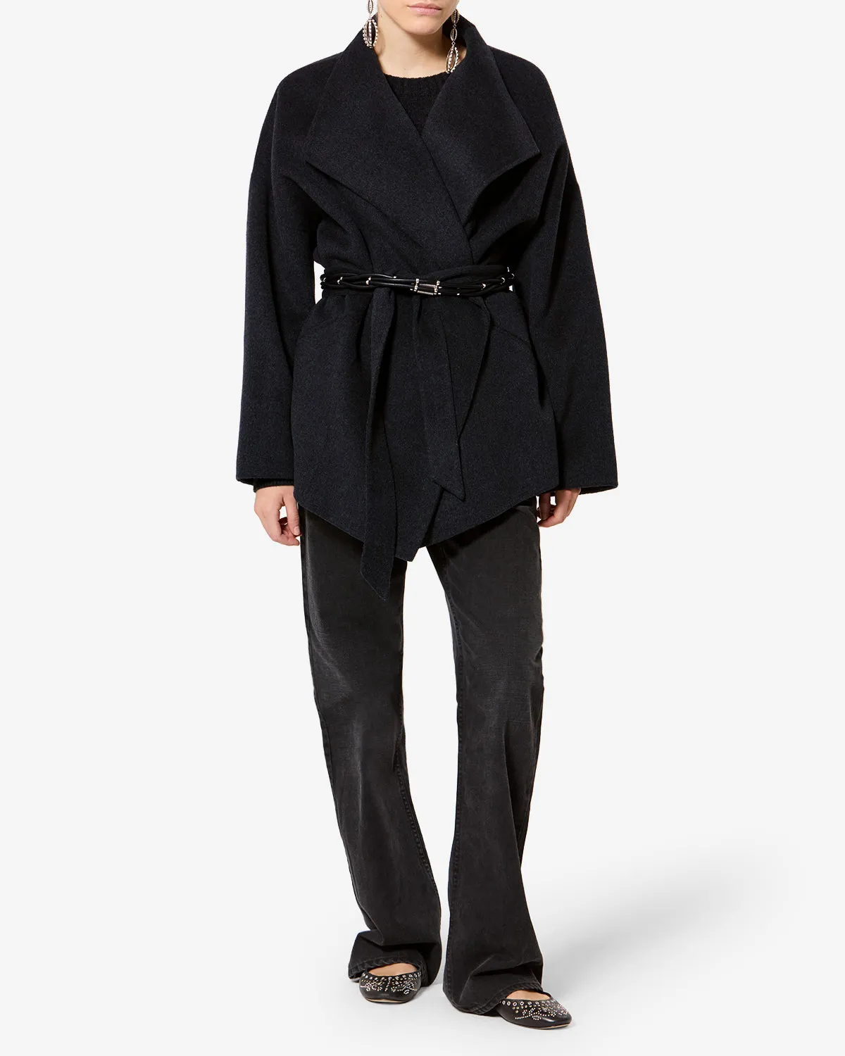 Manteau Ceaton en laine sold by Isabel Marant product image thumbnail 4