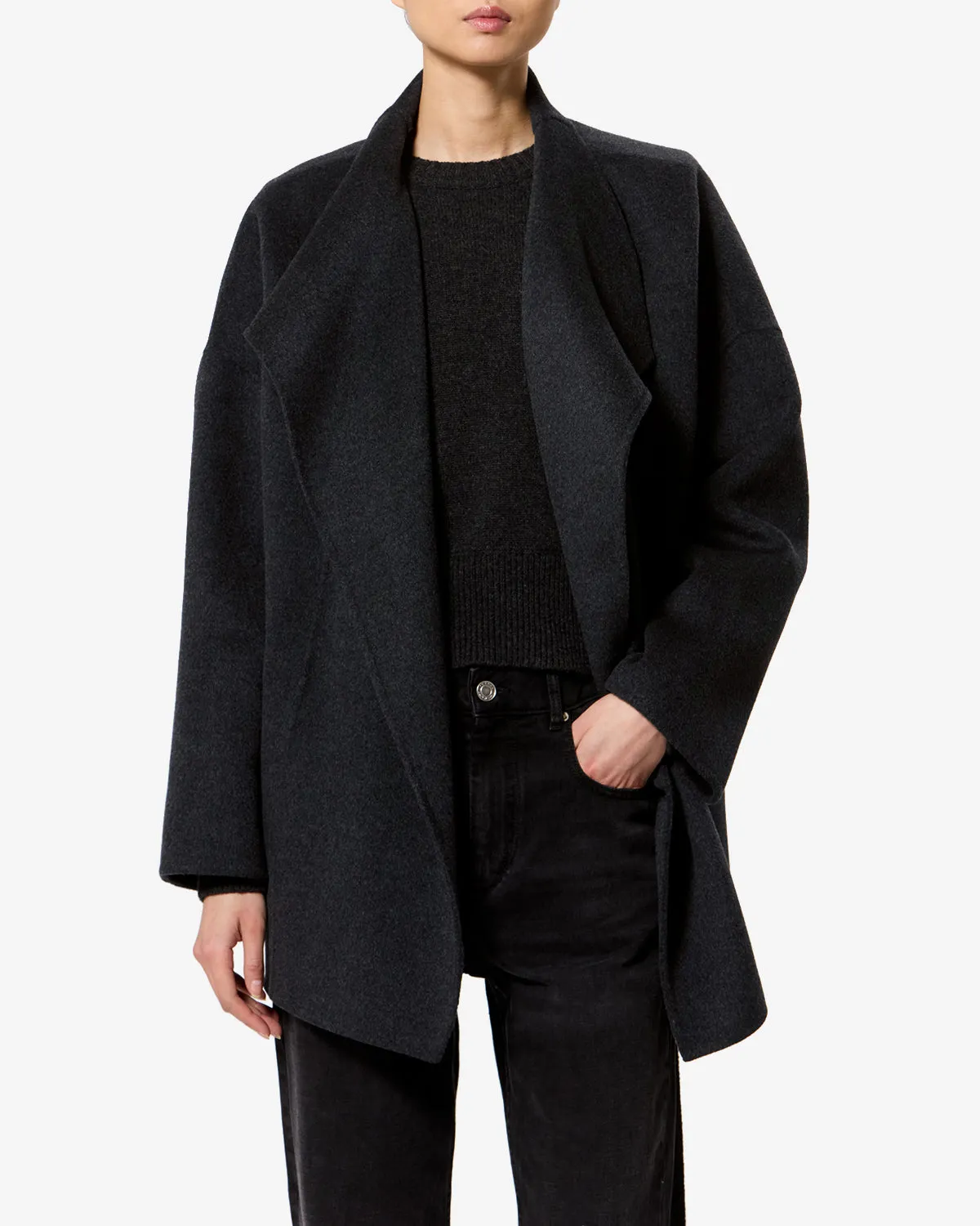 Manteau Ceaton en laine sold by Isabel Marant product image thumbnail 5