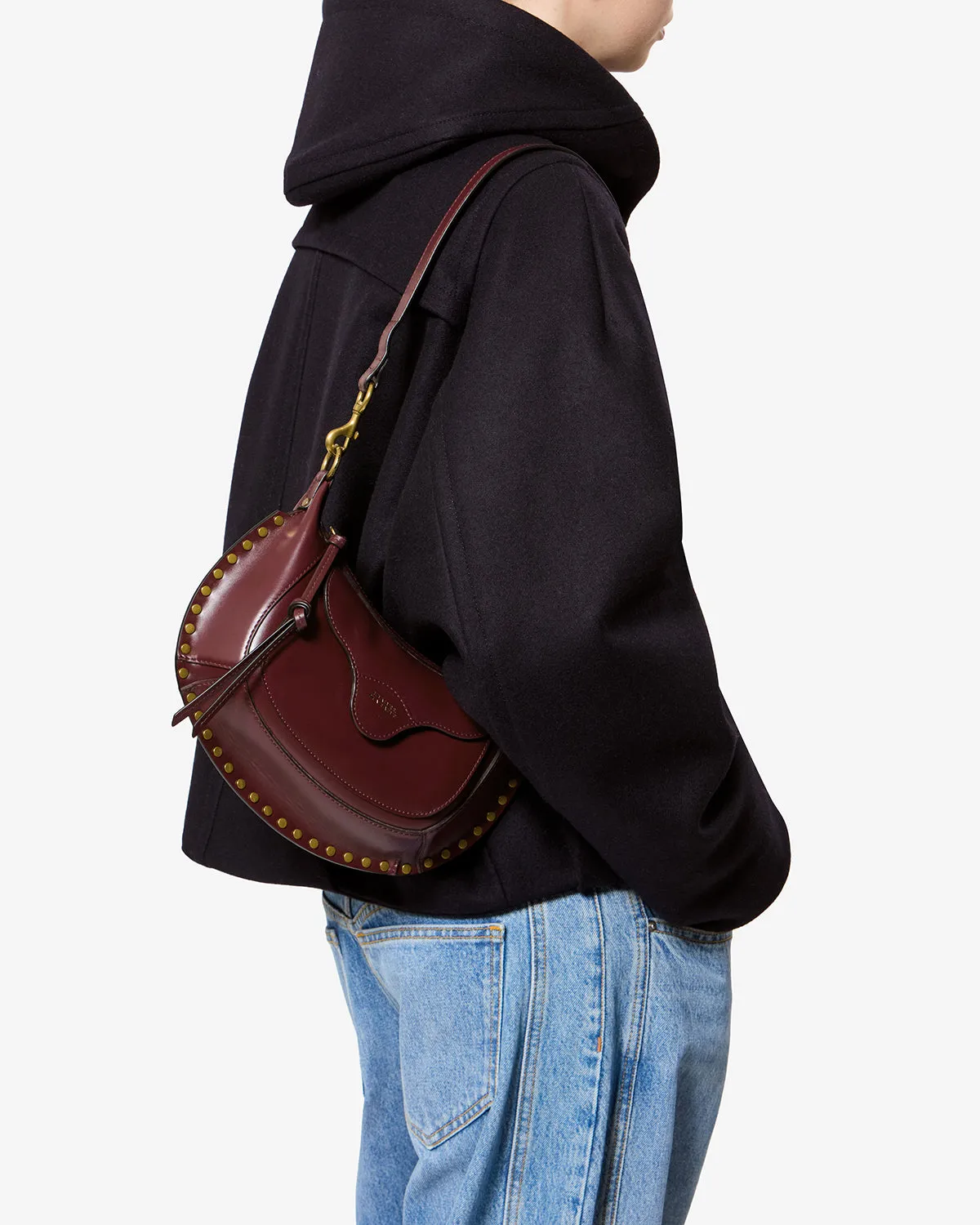 Sac Moon Pocket en cuir grainé sold by Isabel Marant product image thumbnail 3