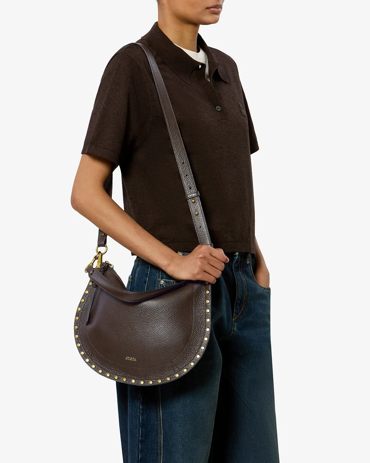 Sac Oskan Soft Zip en cuir grainé sold by Isabel Marant product image thumbnail 4