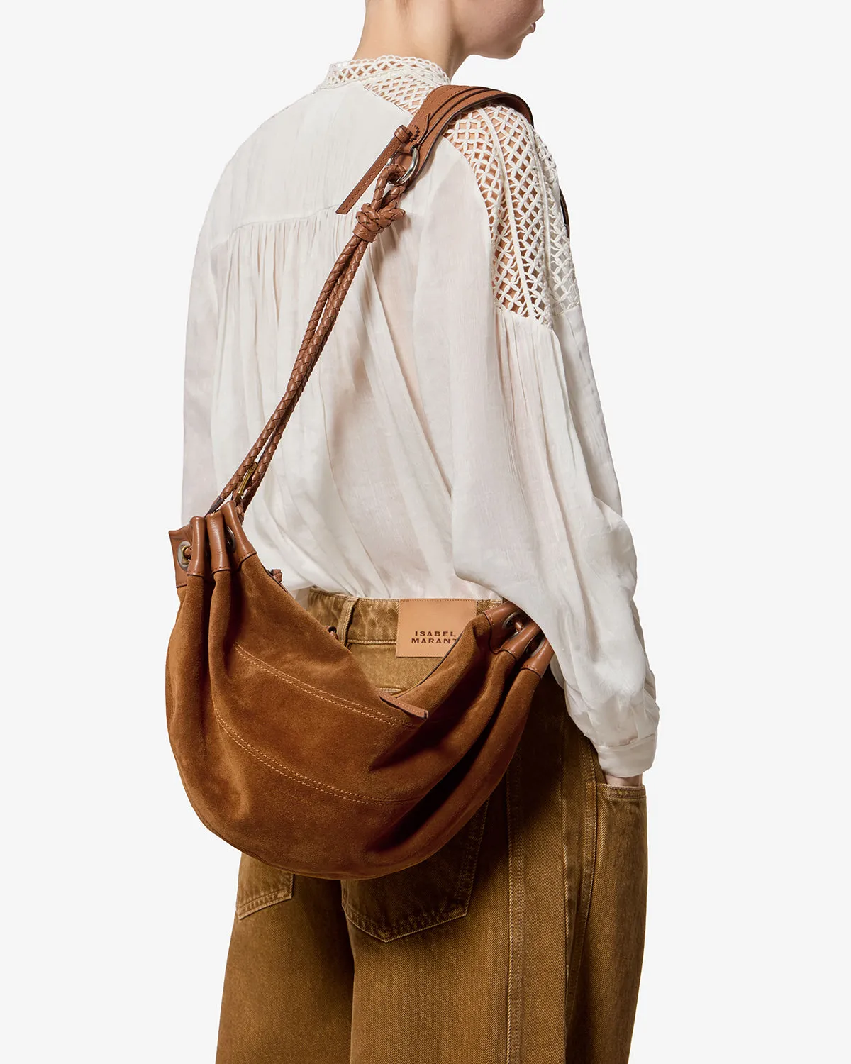 Sac Maia Medium en cuir velours sold by Isabel Marant product image thumbnail 4