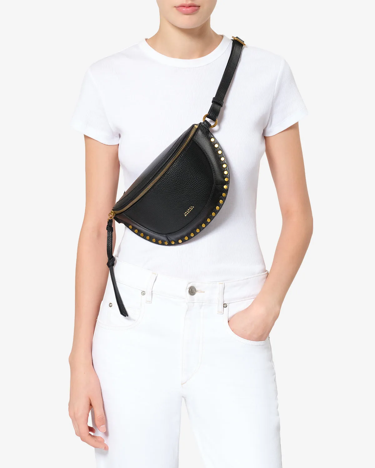 BANANE SKANO EN CUIR GRAiné sold by Isabel Marant product image thumbnail 3