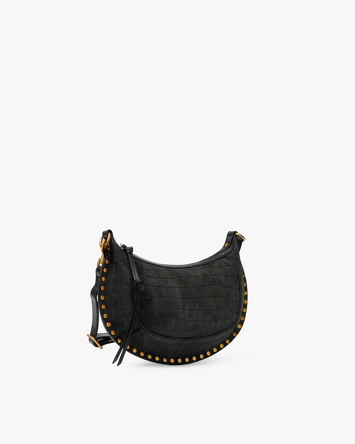 Sac Oskan Moon en cuir velours effet croco sold by Isabel Marant product image thumbnail 2