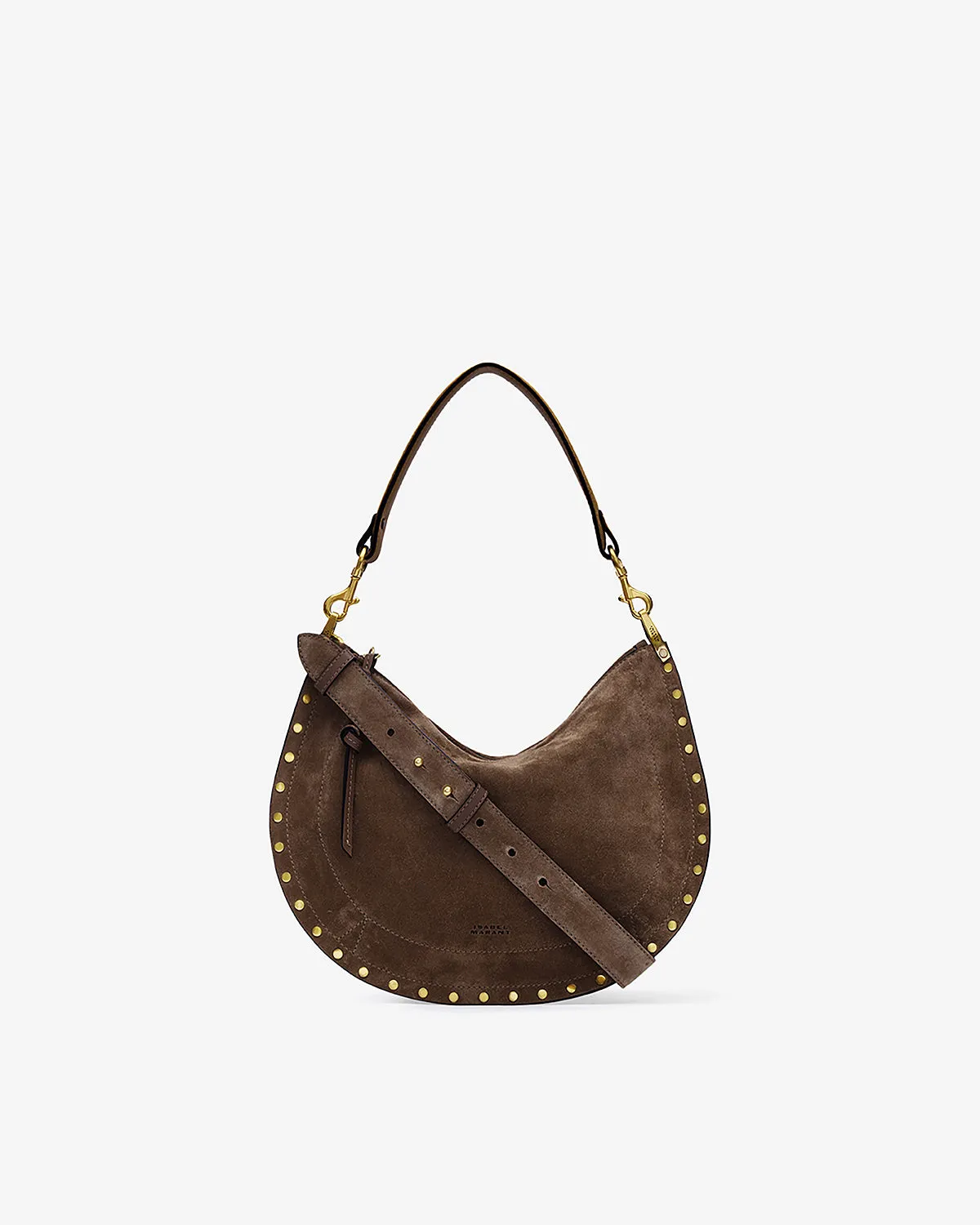 Sac Oskan Soft Zip en cuir velours sold by Isabel Marant
