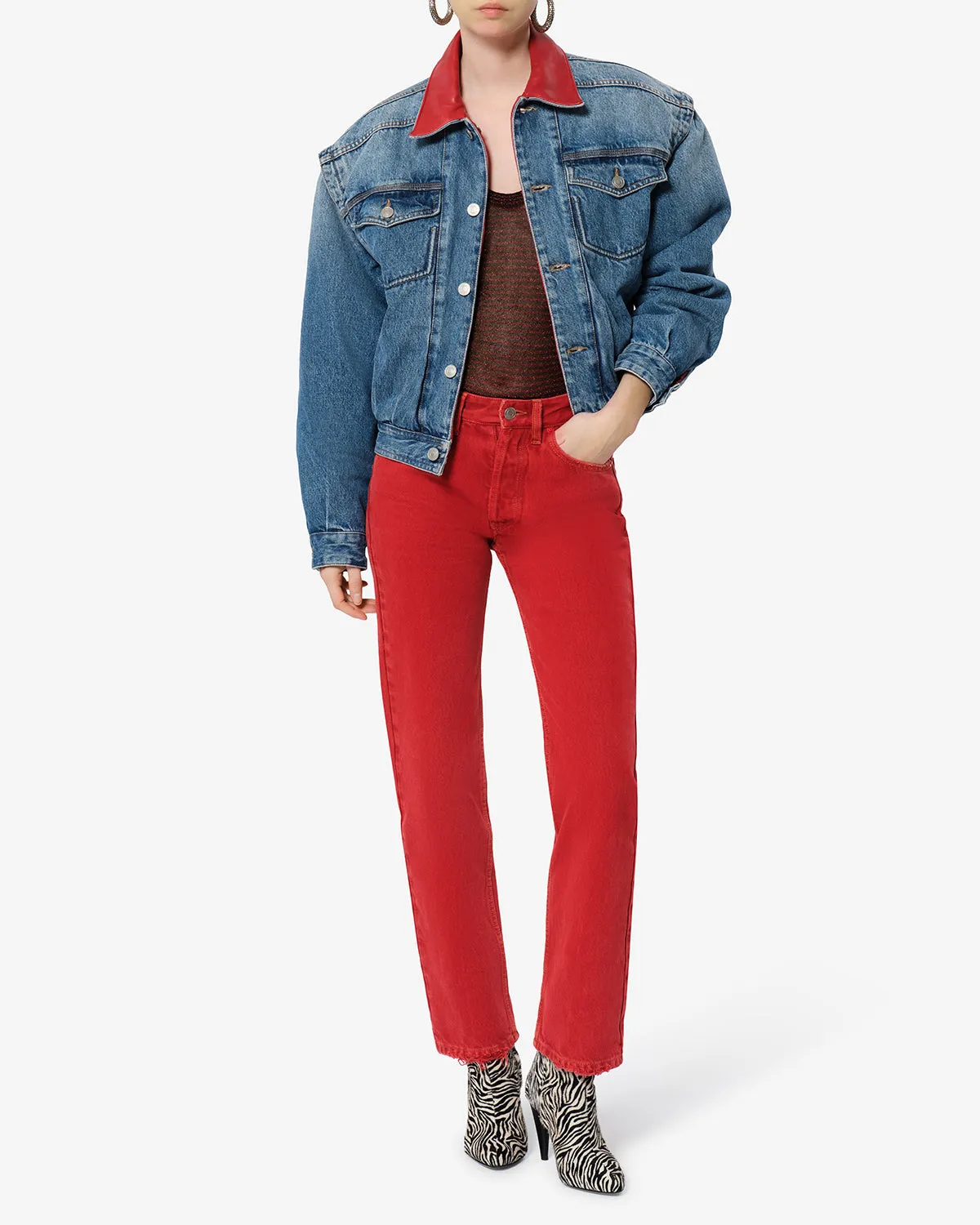 Veste Devyn en denim sold by Isabel Marant product image thumbnail 3