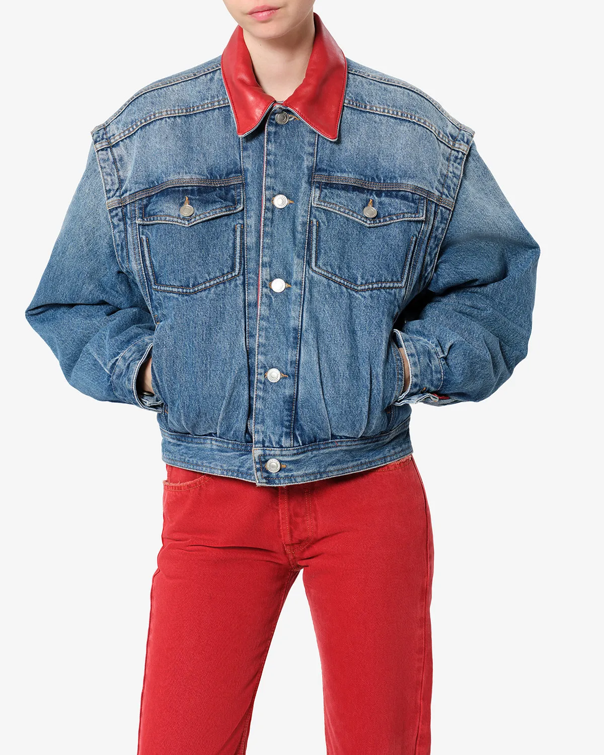 Veste Devyn en denim sold by Isabel Marant product image thumbnail 4