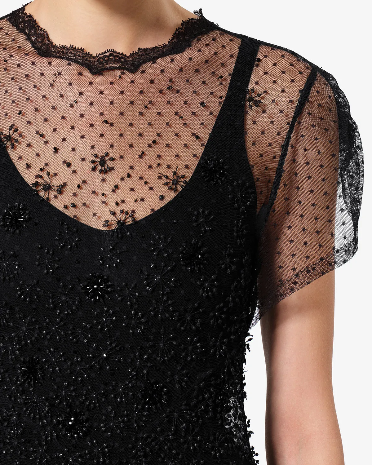 Robe Otalia en dentelle sold by Isabel Marant product image thumbnail 2