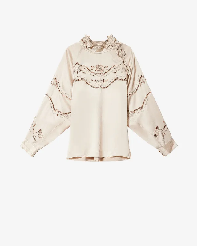 Top Enelia en soie made by Isabel Marant