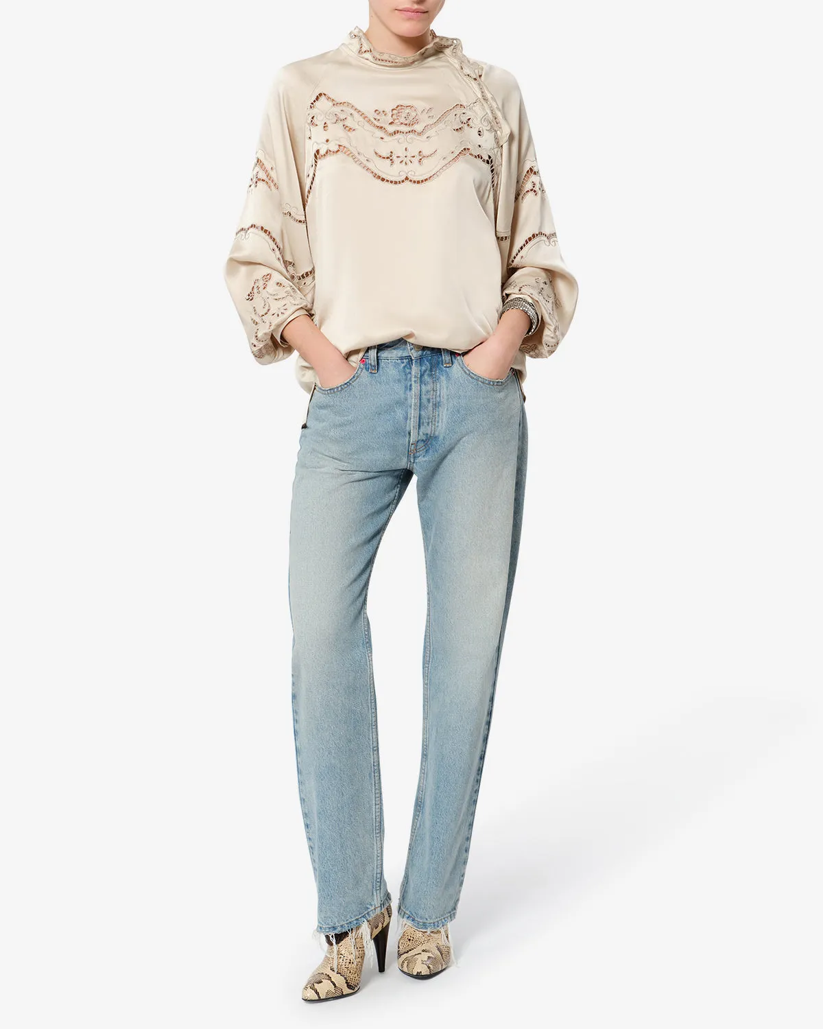 Top Enelia en soie sold by Isabel Marant product image thumbnail 4