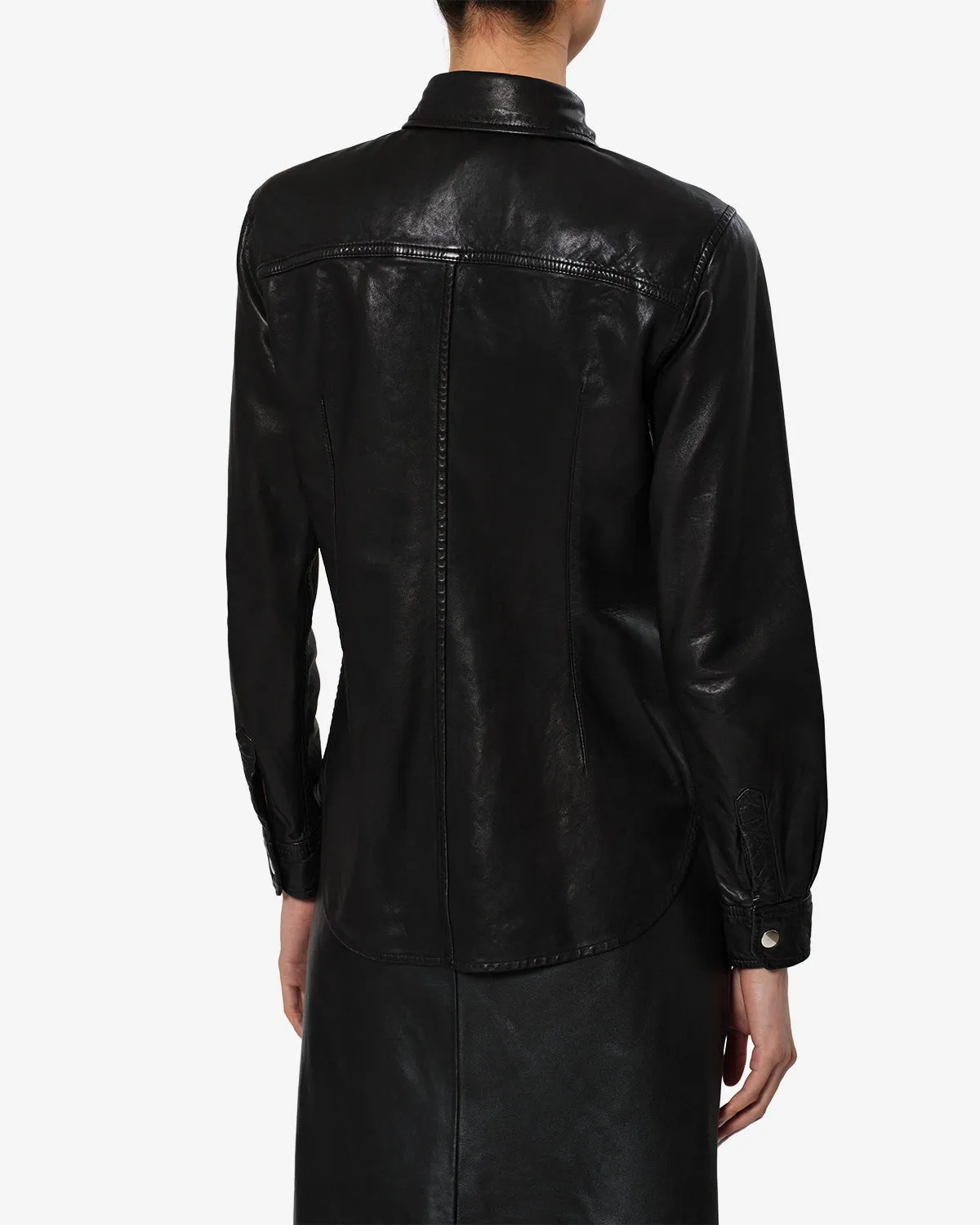 Chemise Valdy en cuir sold by Isabel Marant product image thumbnail 3