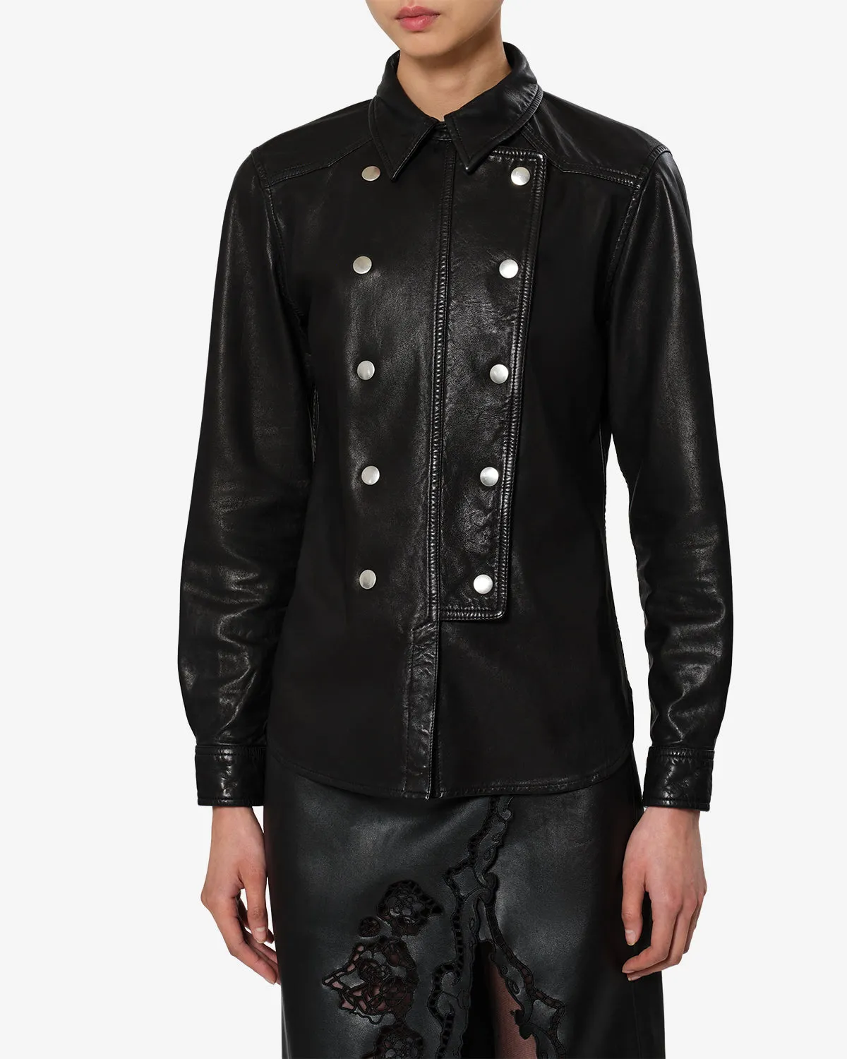 Chemise Valdy en cuir sold by Isabel Marant product image thumbnail 5