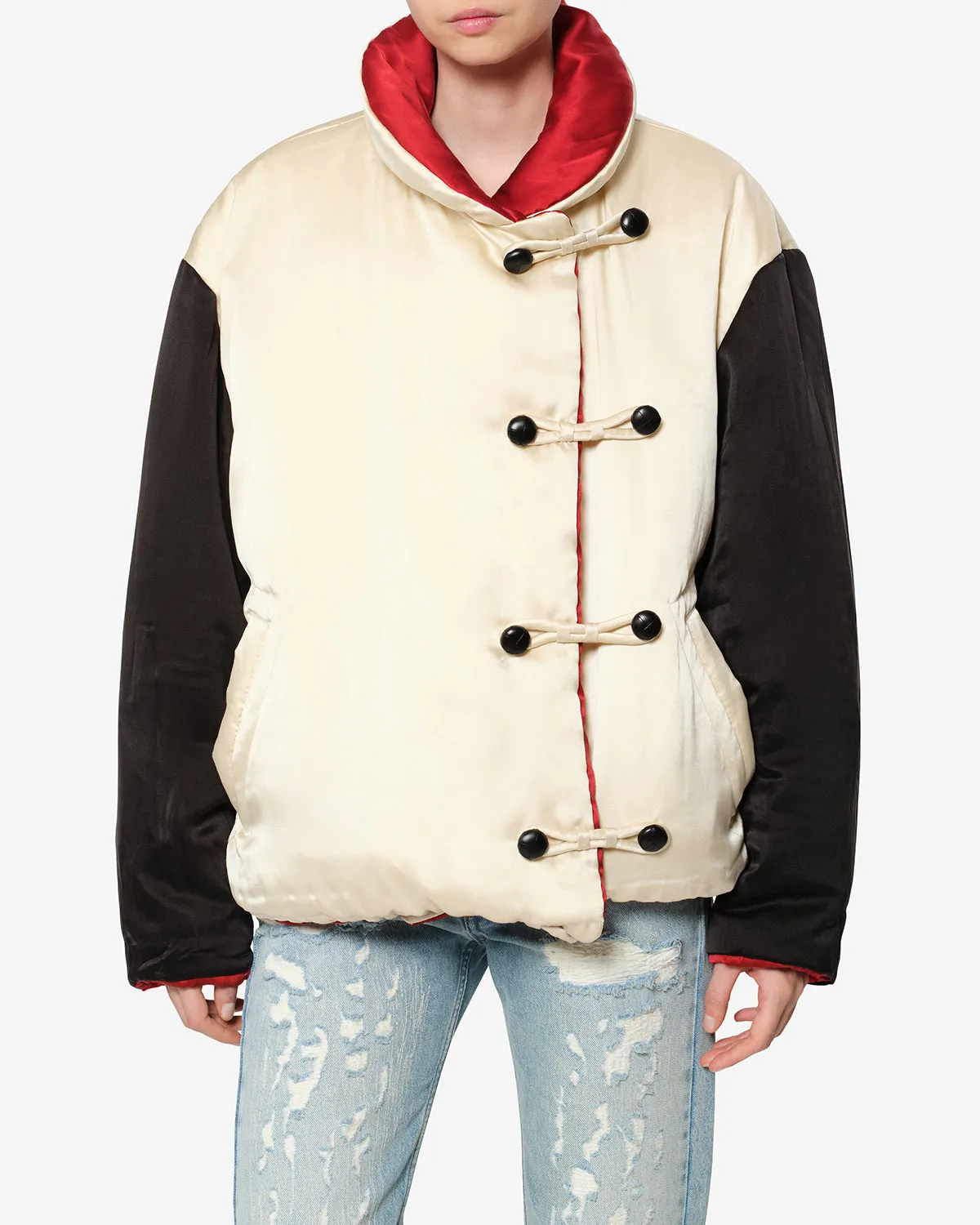Manteau Bleza en soie sold by Isabel Marant product image thumbnail 5
