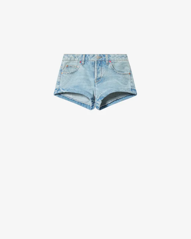 Short Diloa en denim made by Isabel Marant