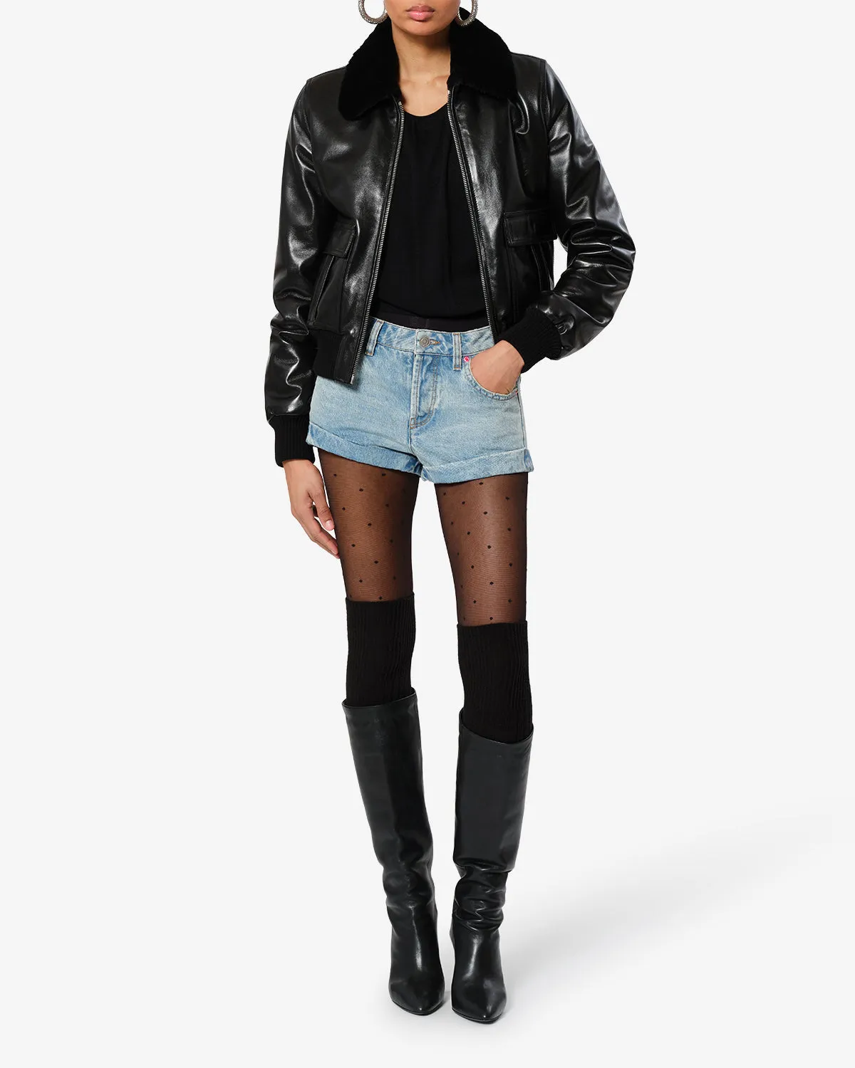 Short Diloa en denim sold by Isabel Marant product image thumbnail 4