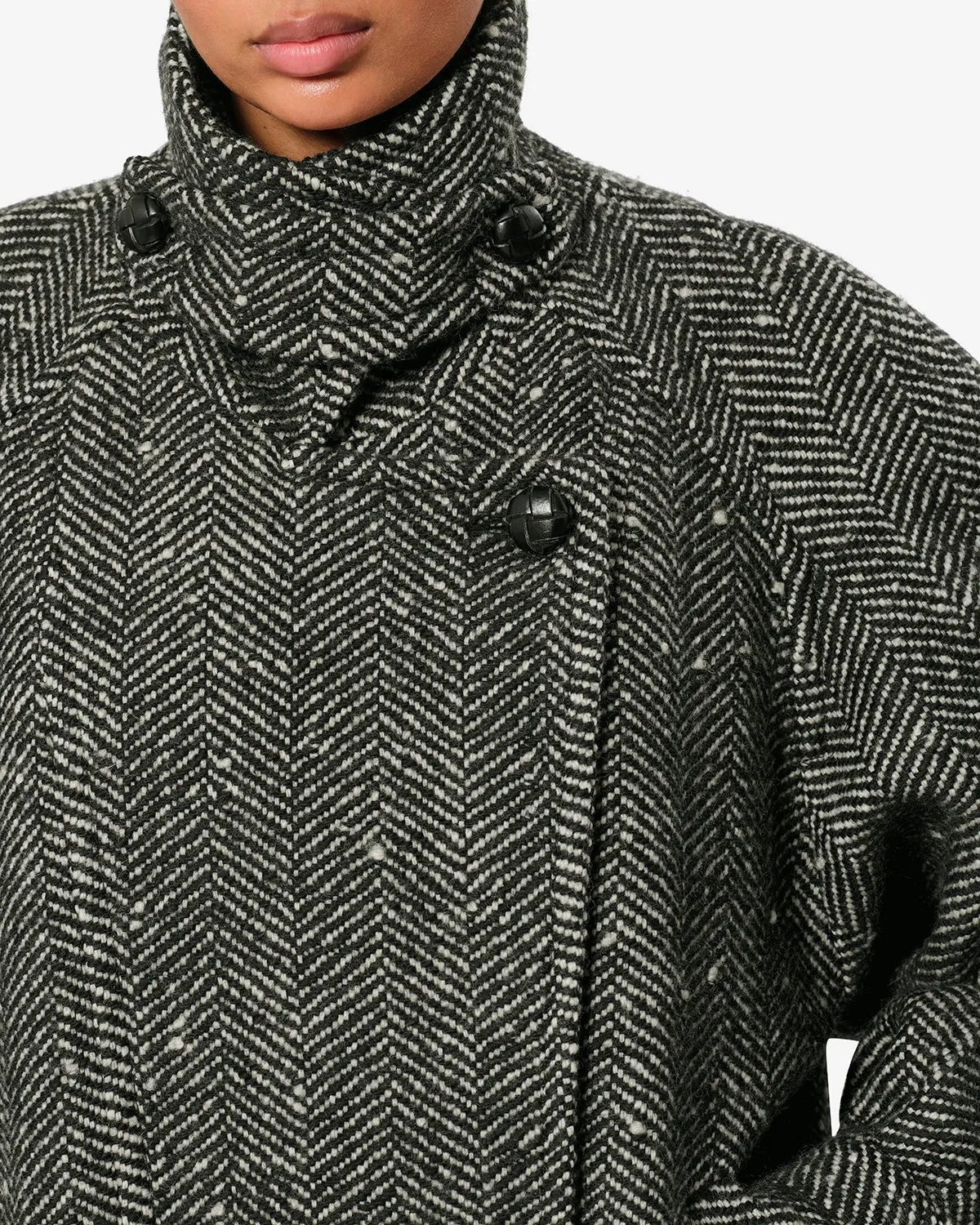 Manteau Elvane en laine sold by Isabel Marant product image thumbnail 2