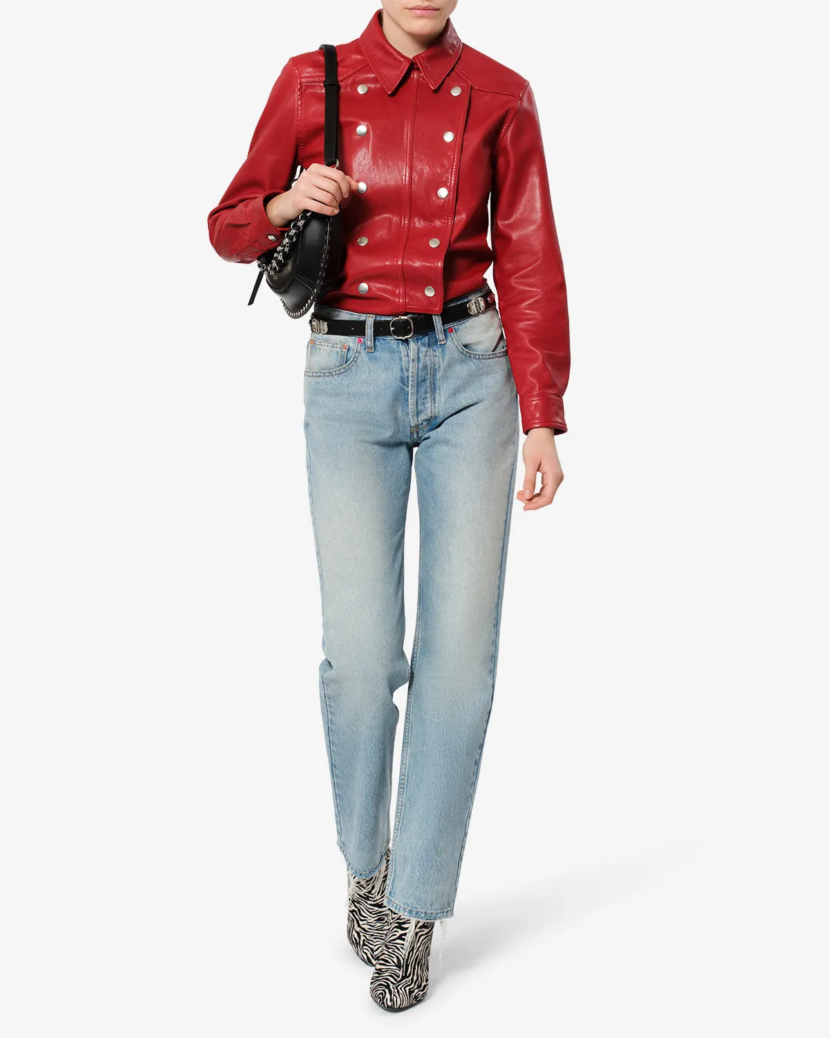 Chemise Valdy en cuir sold by Isabel Marant product image thumbnail 4