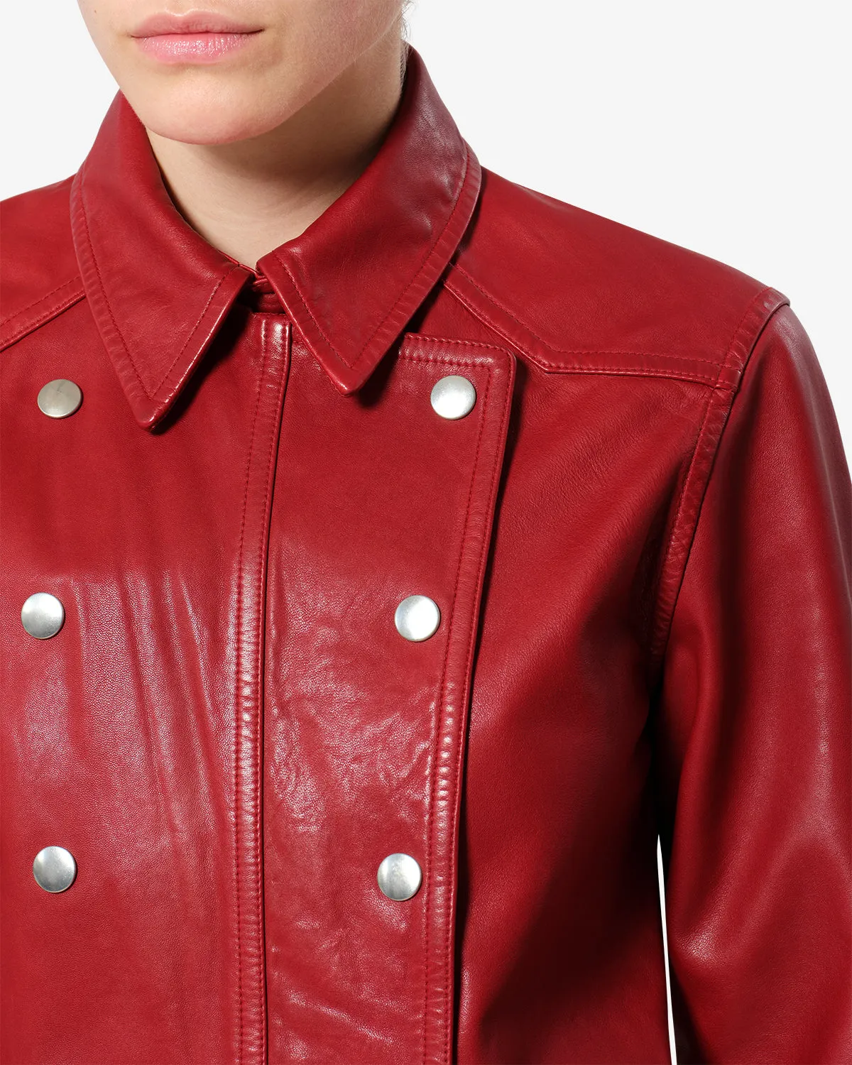 Chemise Valdy en cuir sold by Isabel Marant product image thumbnail 2