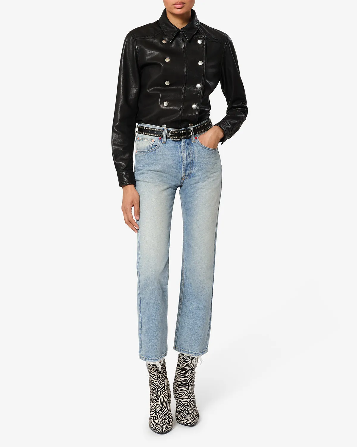 Jean Daya Cropped sold by Isabel Marant product image thumbnail 4