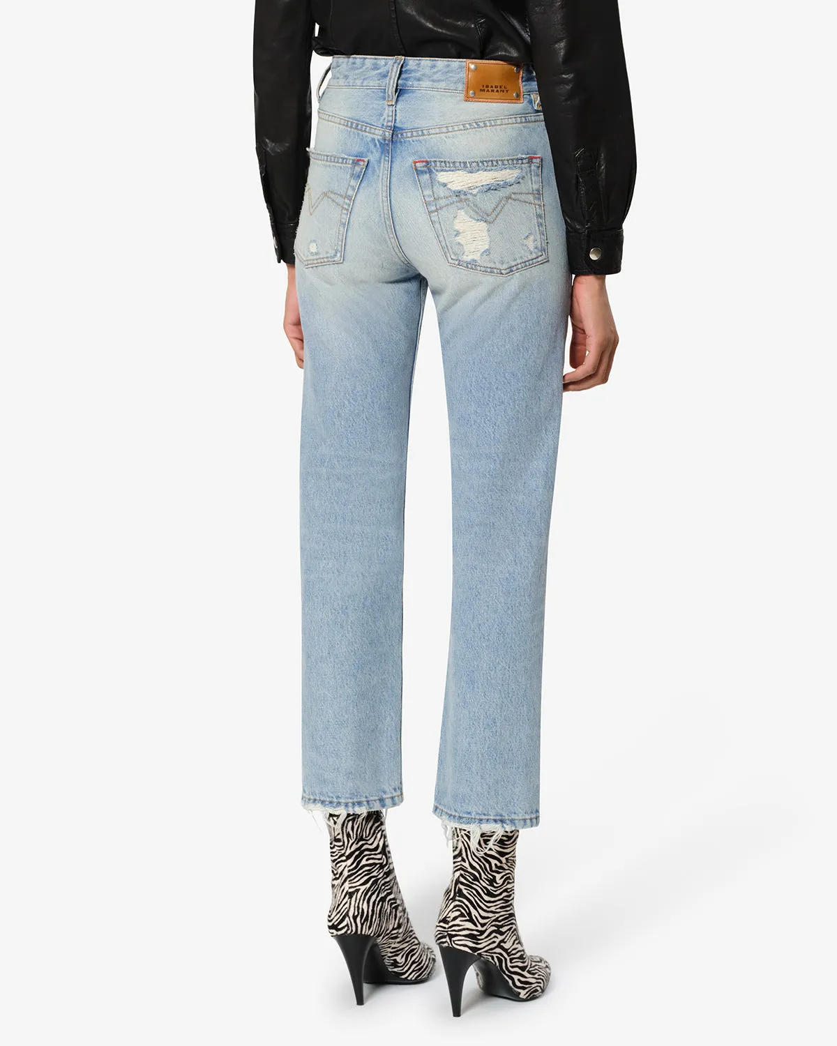 Jean Daya Cropped sold by Isabel Marant product image thumbnail 3