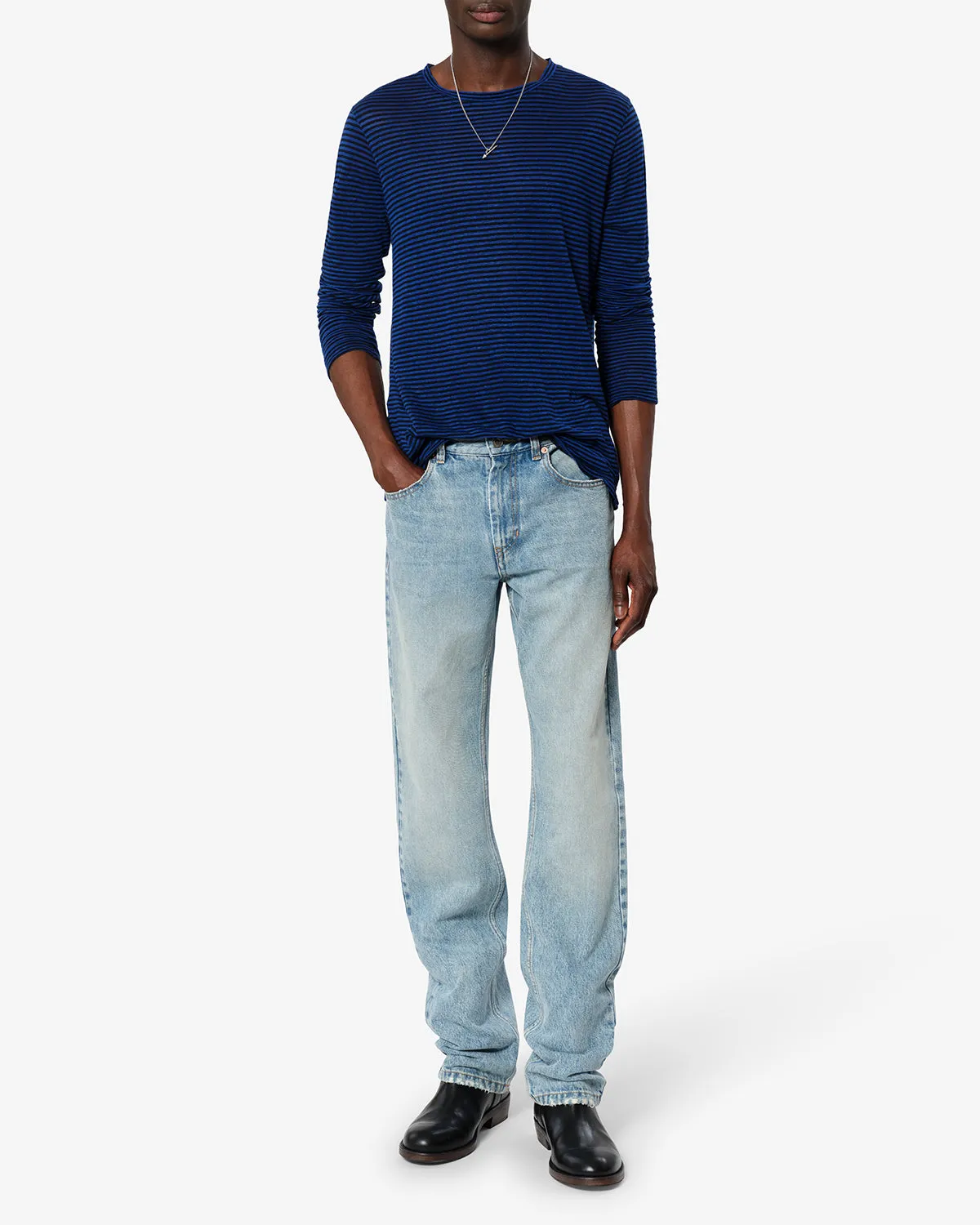 T-shirt Leighton en lin sold by Isabel Marant product image thumbnail 4