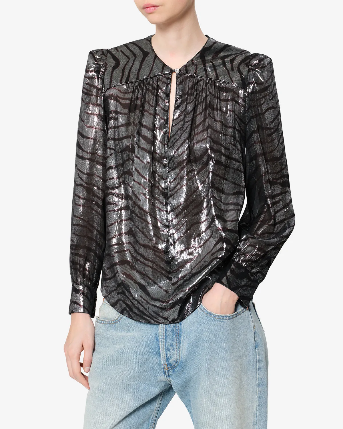 Top Farali en soie sold by Isabel Marant product image thumbnail 5