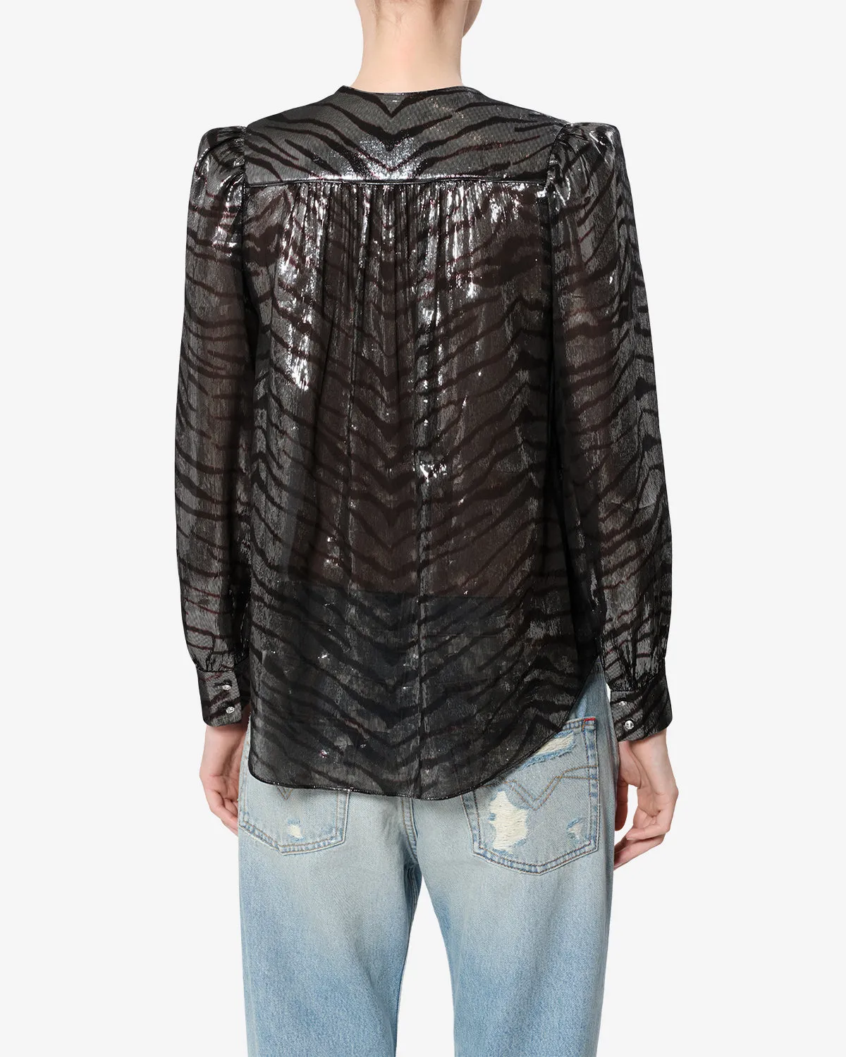 Top Farali en soie sold by Isabel Marant product image thumbnail 3
