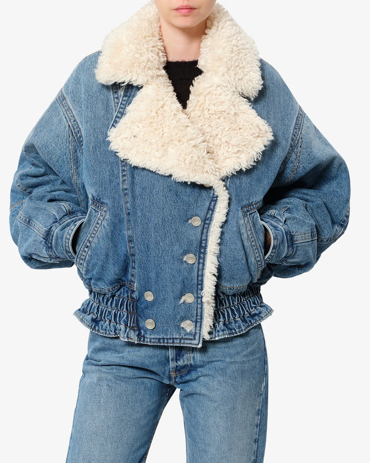 Veste Valineo en denim sold by Isabel Marant product image thumbnail 4