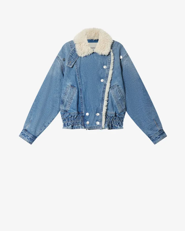 Veste Valineo en denim made by Isabel Marant