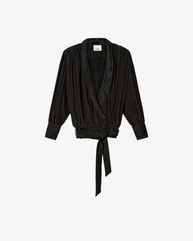 Veste Diljane en soie made by Isabel Marant