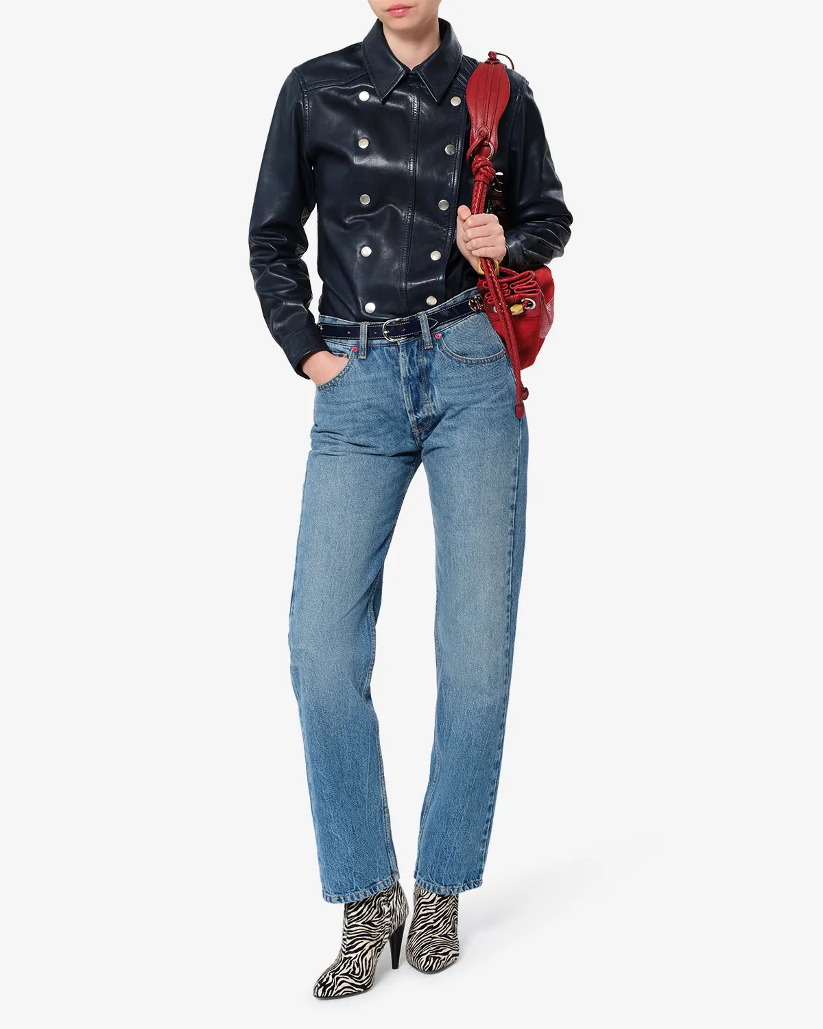 Chemise Valdy en cuir sold by Isabel Marant product image thumbnail 4