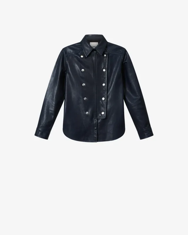 Chemise Valdy en cuir made by Isabel Marant