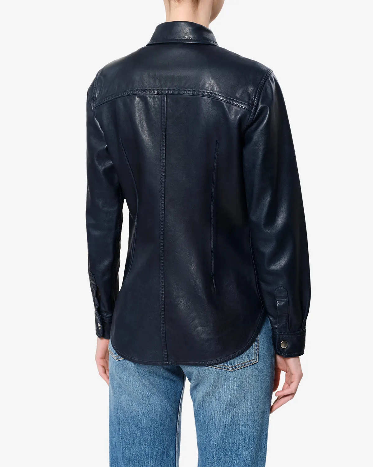 Chemise Valdy en cuir sold by Isabel Marant product image thumbnail 3