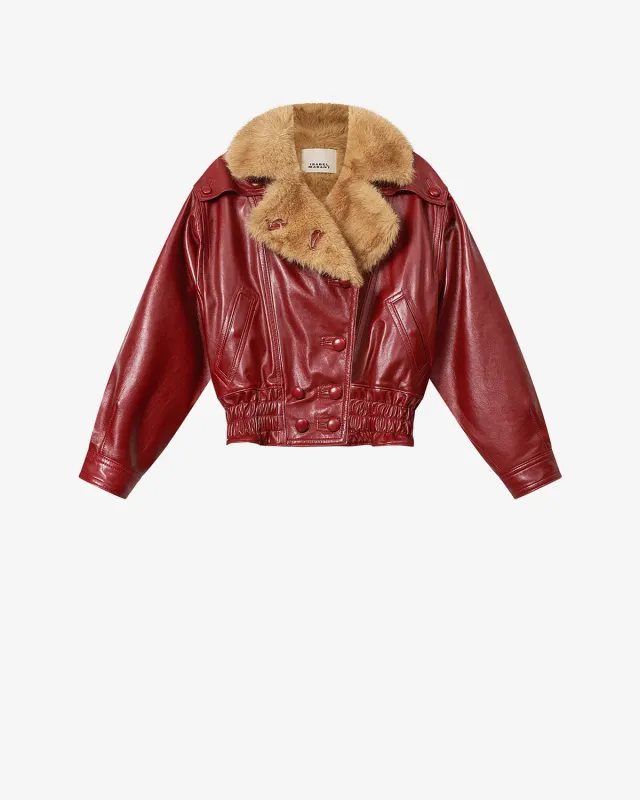 Manteau Valina en cuir made by Isabel Marant