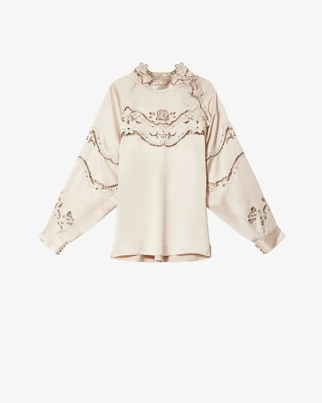 Blouse Enelia en soie made by Isabel Marant