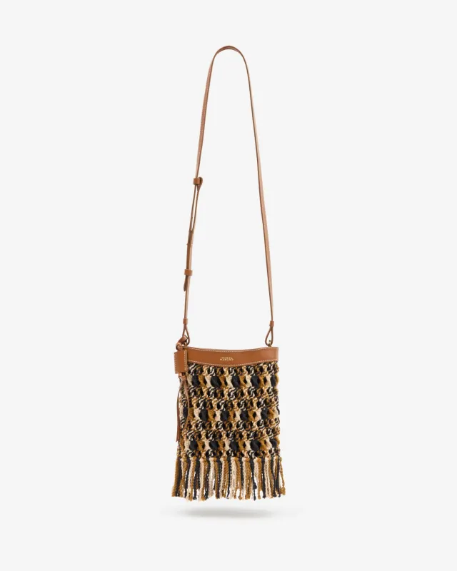 Sac Noli en macramé et cuir made by Isabel Marant