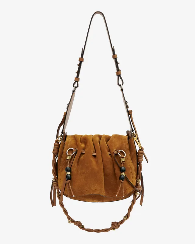 Sac Bolton en cuir velours made by Isabel Marant