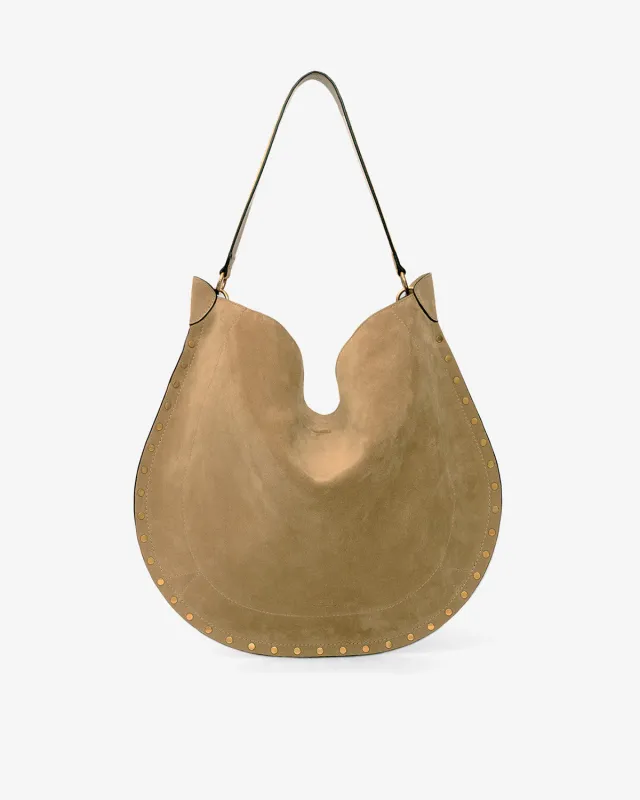 Sac Oskan Hobo Soft en cuir velours made by Isabel Marant