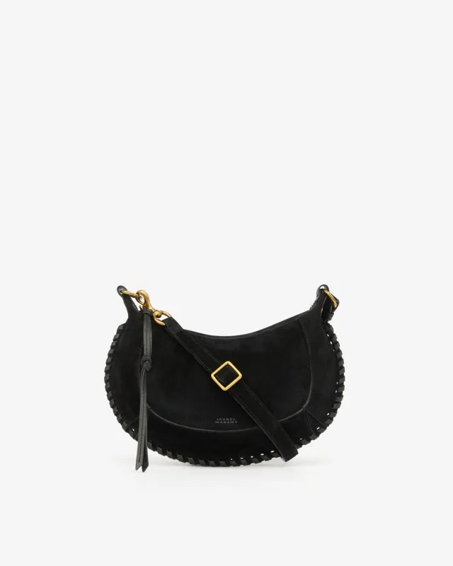 Sac Oskan Moon en cuir velours made by Isabel Marant