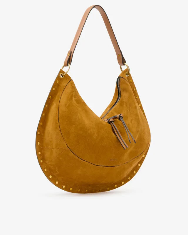Sac Oskan Soft L en cuir velours made by Isabel Marant