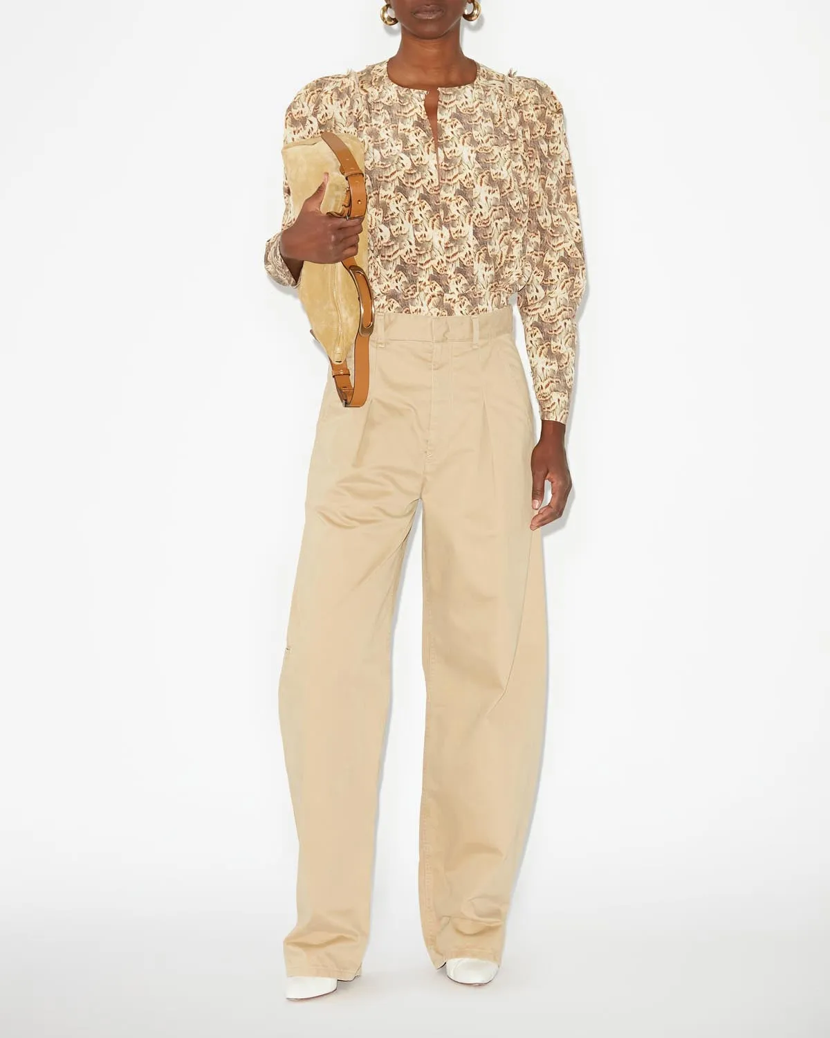Pantalon Lenadi sold by Isabel Marant product image thumbnail 3