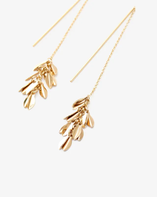 Boucles d'oreilles Metal Shiny Leaf sold by Isabel Marant