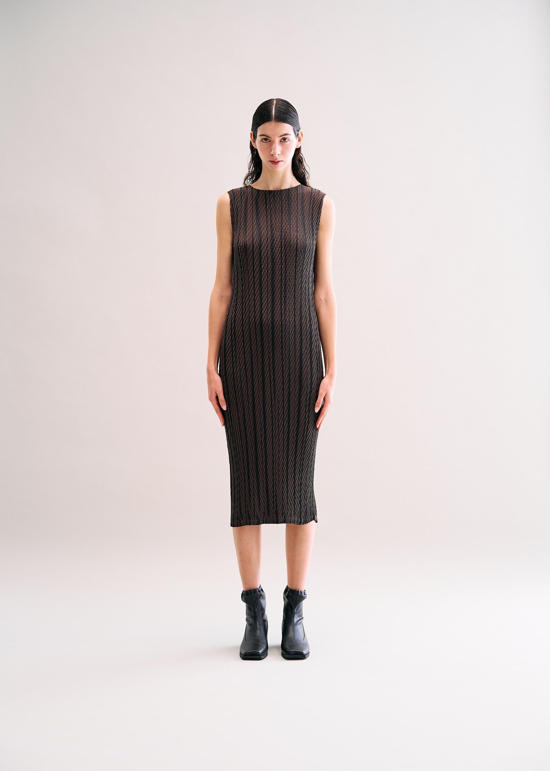 ROPE STRIPE PLEATS DRESS sold by Issey Miyake product image thumbnail 2