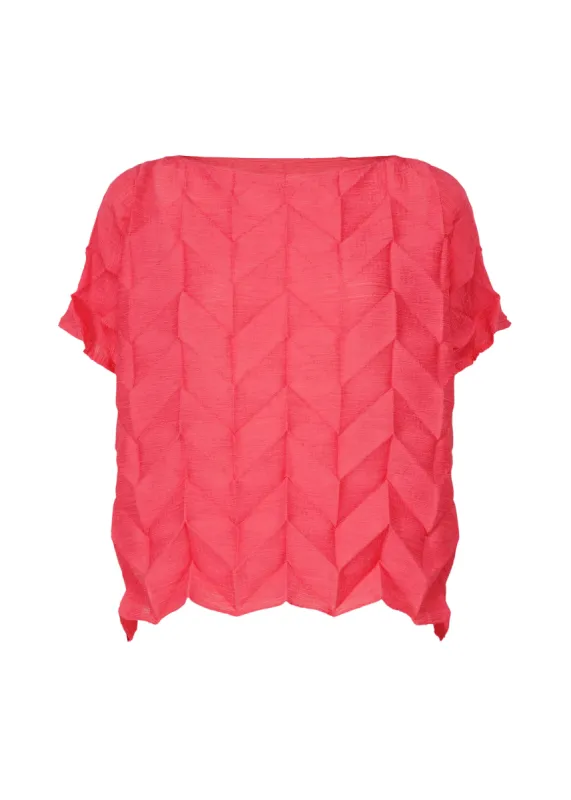 PRESSED FLORA PLEATS TOP | Parallel