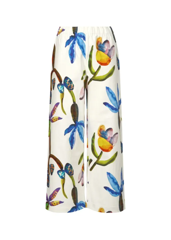 WATER FLOWER STRETCH BOTTOMS made by Issey Miyake
