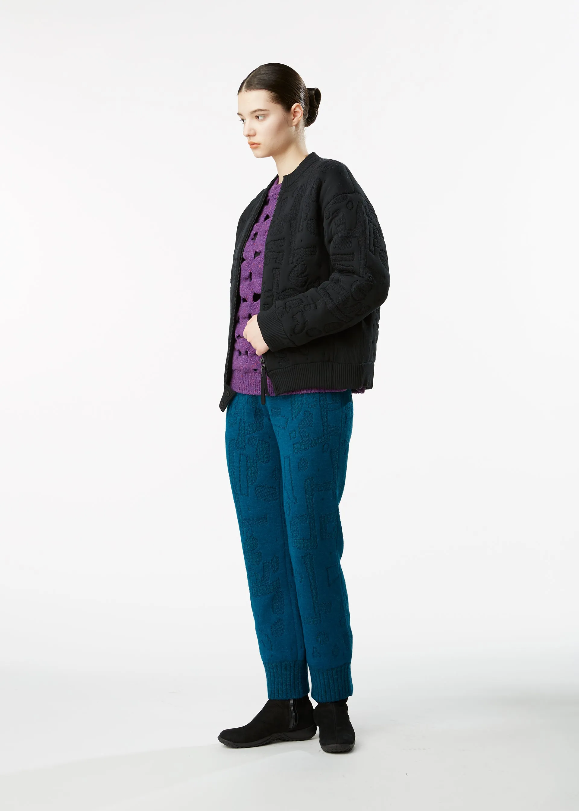 GEOMETRIC MATELASSE JACKET sold by Issey Miyake product image thumbnail 3