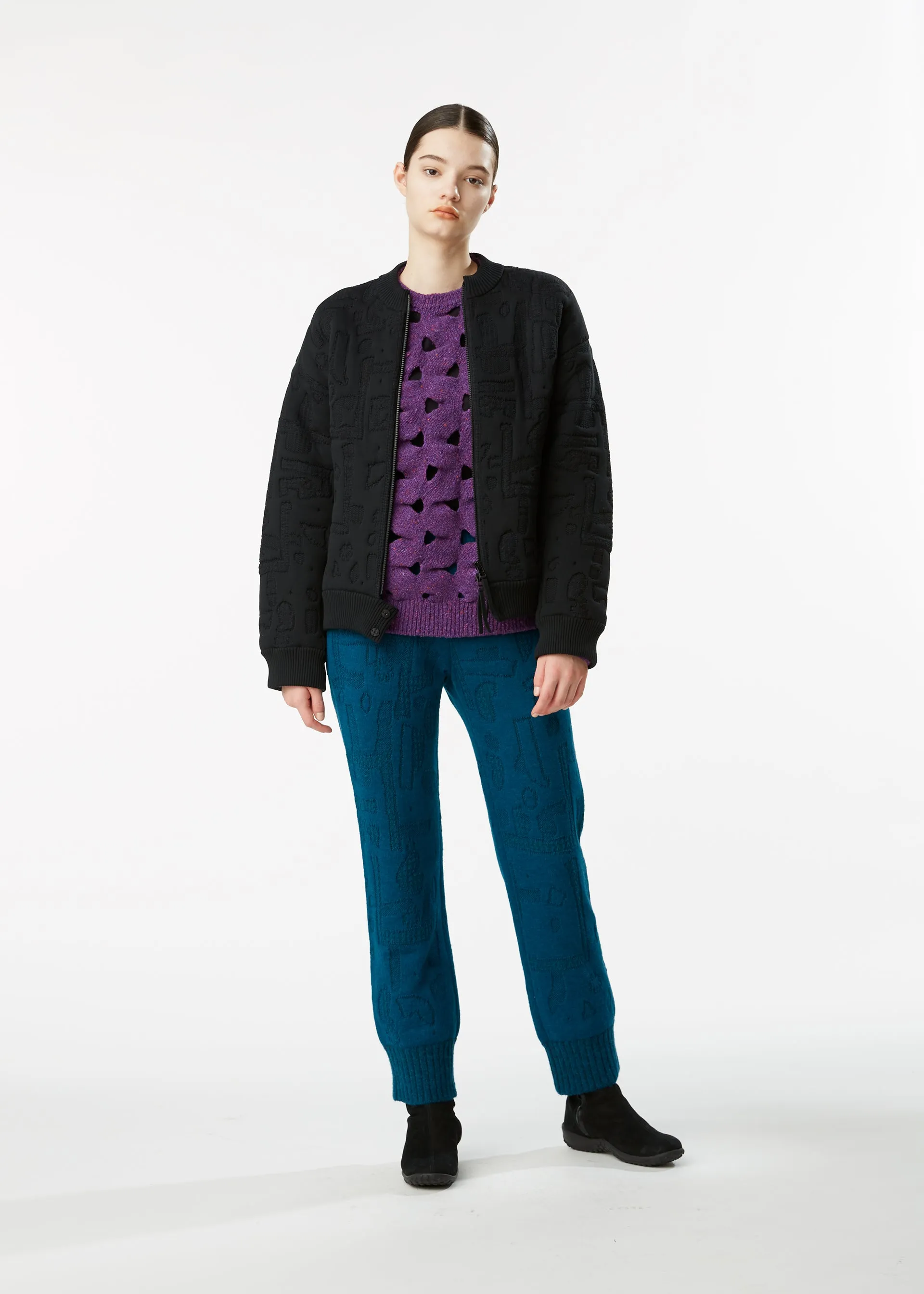 GEOMETRIC MATELASSE JACKET sold by Issey Miyake product image thumbnail 2