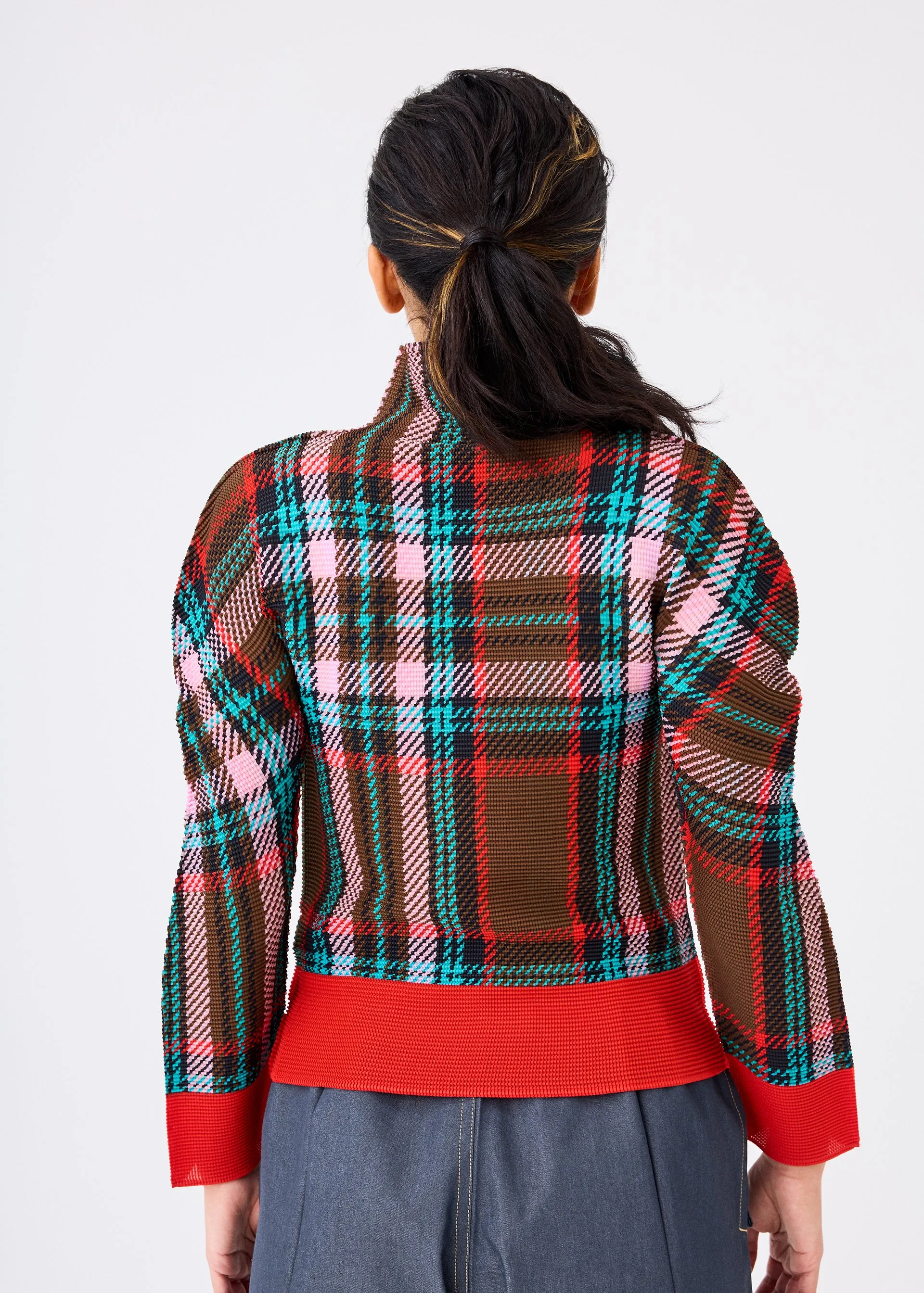 TARTAN CHECK TOP sold by Issey Miyake product image thumbnail 3
